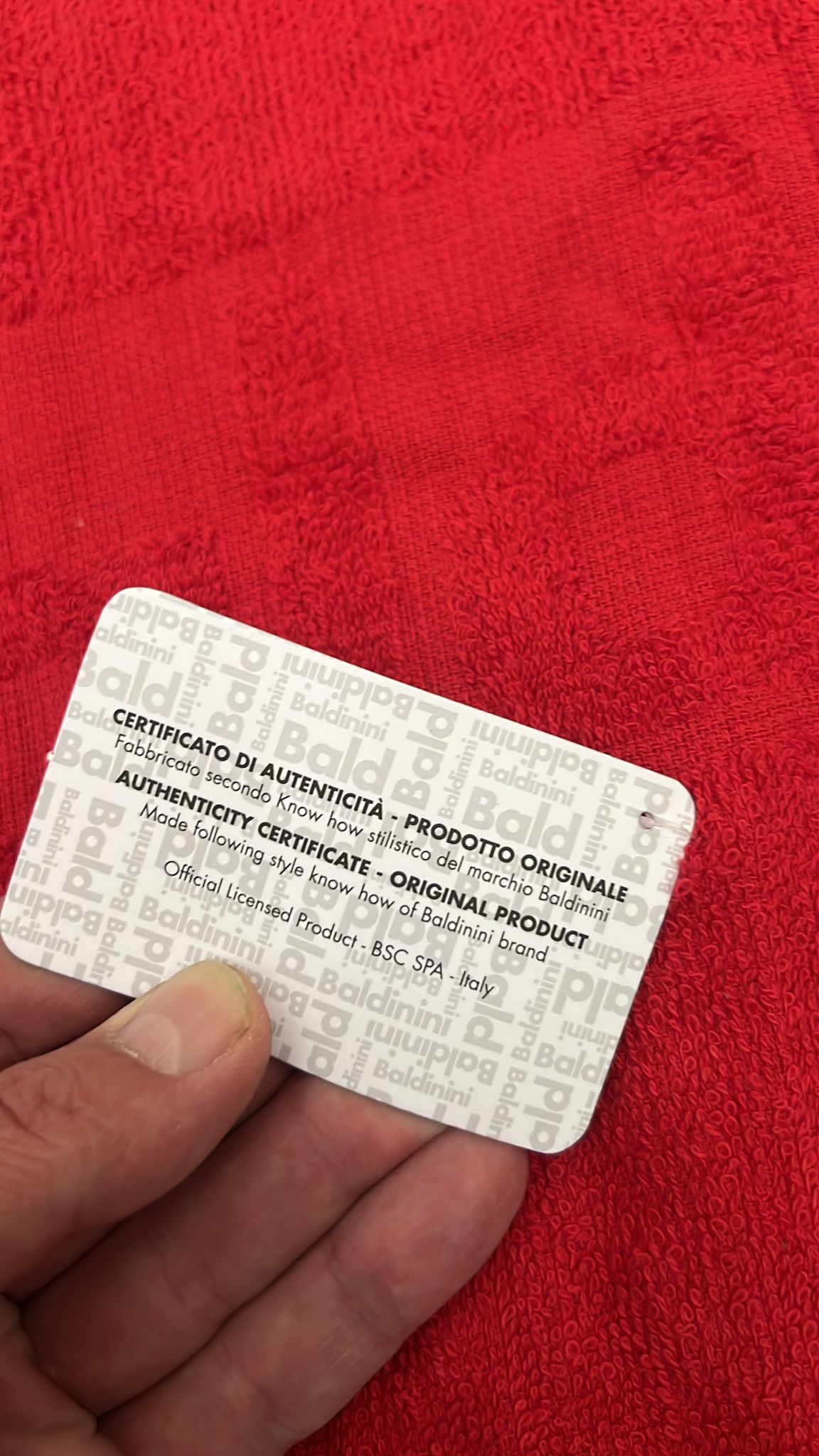 Asciugamano Baldinini 100% Cotone - Qualità Italiana