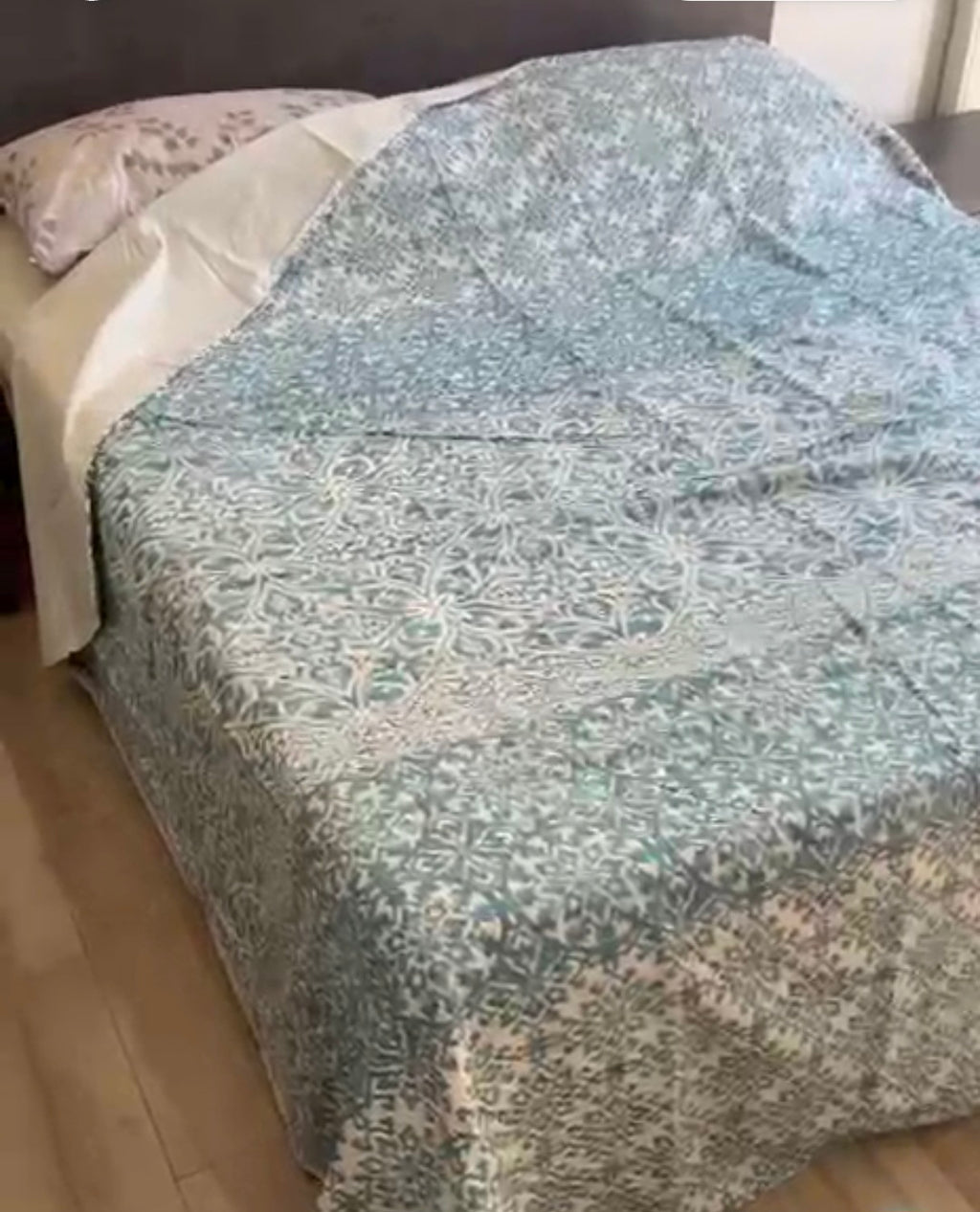 Copripiumino Matrimoniale 100% Cotone - Fantasia Maiolica