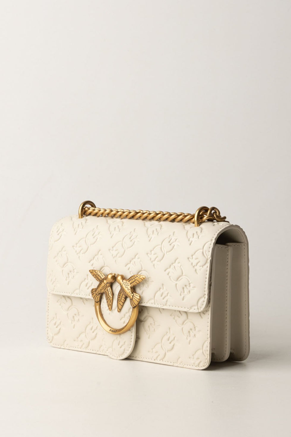 Borsa Mini Love Bag Pinko - Pelle Pieno Fiore con Logo