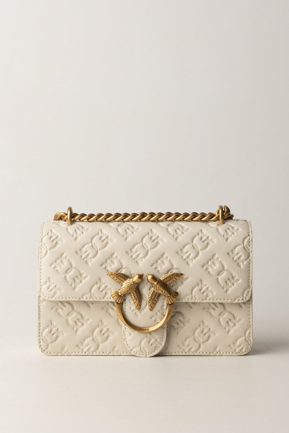 Borsa Mini Love Bag Pinko - Pelle Pieno Fiore con Logo